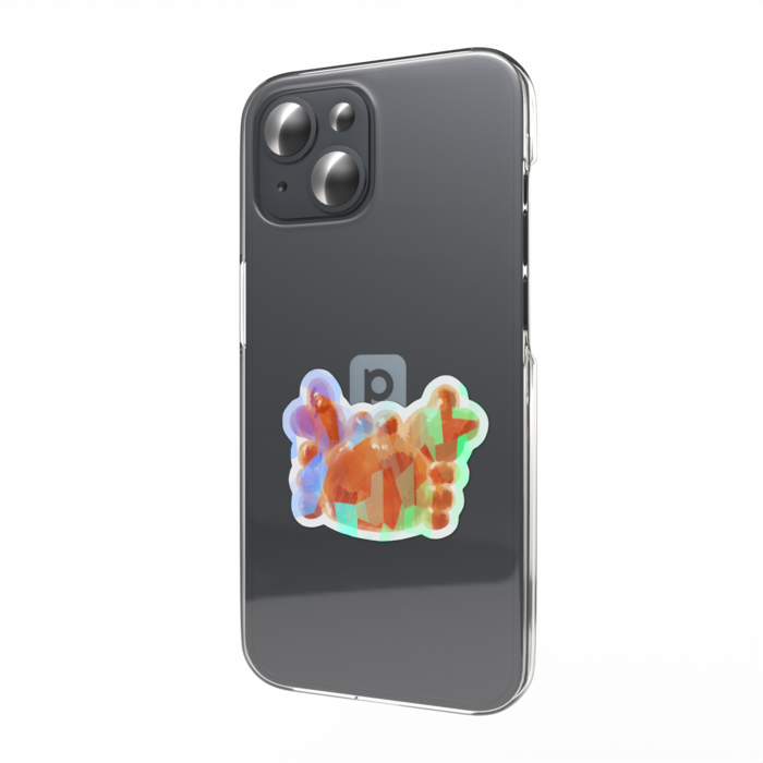 ホログラムスマホステッカー - 縦