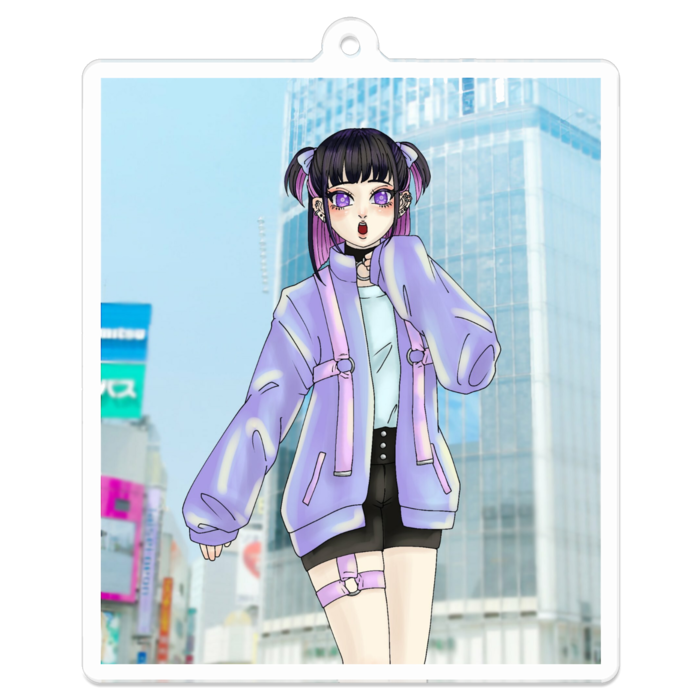 アクリルキーホルダー - 70 x 70 (mm)