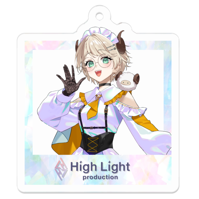 アクリルキーホルダー - 50 x 50 (mm)