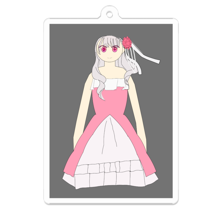 アクリルキーホルダー - 70 x 70 (mm)