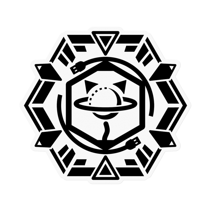 クリアステッカー - 100 x 100 (mm)