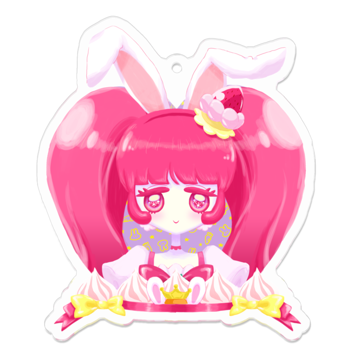 アクリルキーホルダー - 70 x 70 (mm)