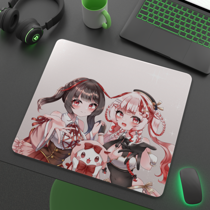 ガラスマウスパッド - 450 × 400mm