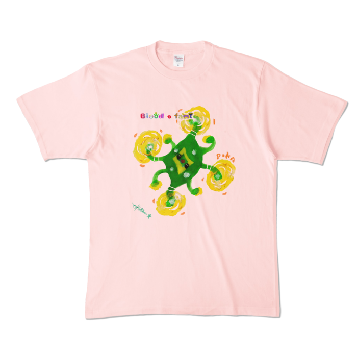 カラーTシャツ - XL - ライトピンク (淡色)