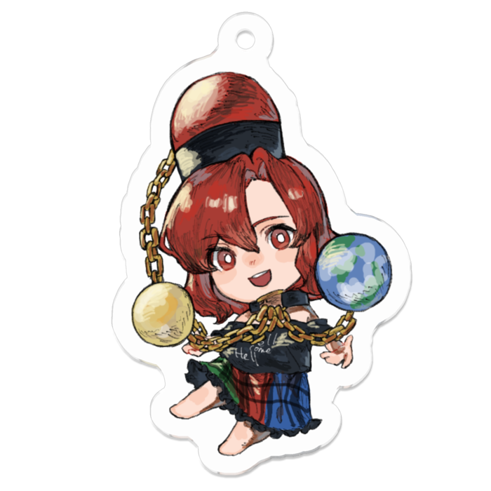 アクリルキーホルダー - 50 x 50 (mm)