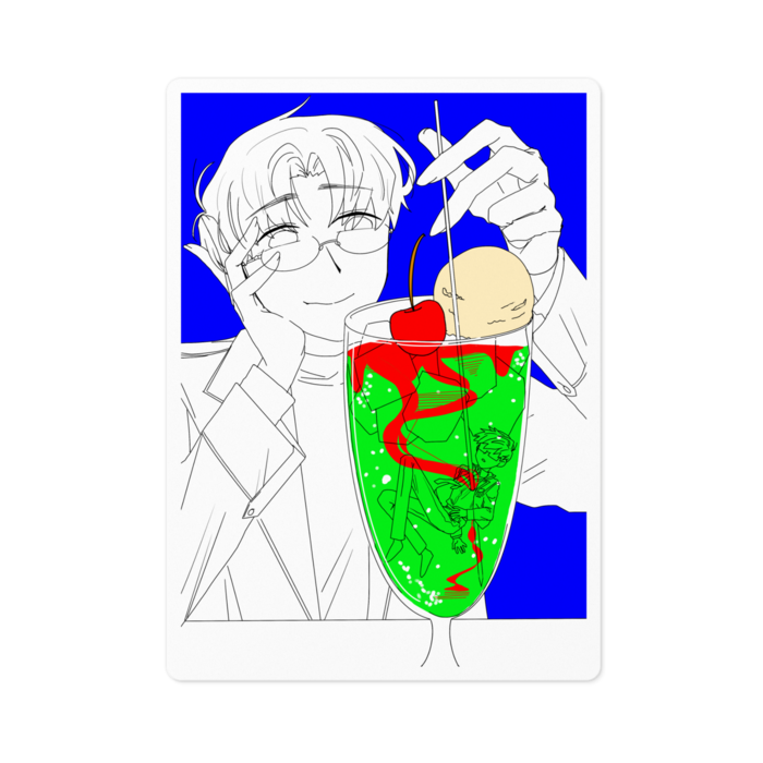 ステッカー - 100 x 100 (mm)