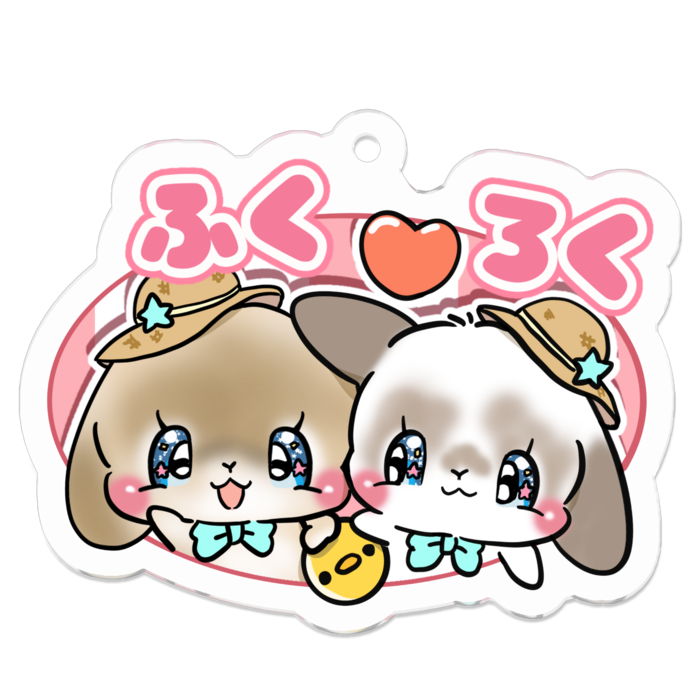 アクリルキーホルダー - 50 x 50 (mm)