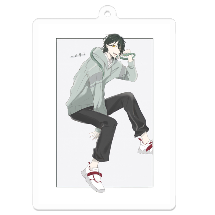 アクリルキーホルダー（コーティング） - 70 x 70 (mm)