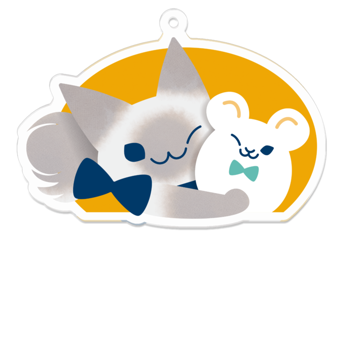 アクリルキーホルダー - 70 x 70 (mm)