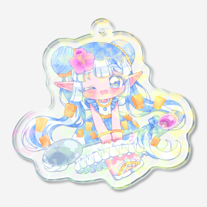 トロピカルブルーハワイ - 50 × 50mm