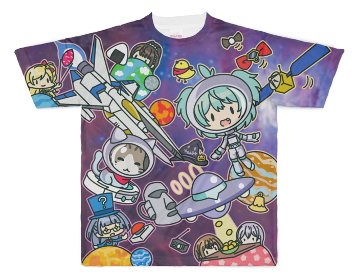 フルグラフィックTシャツ - XL - 両面印刷