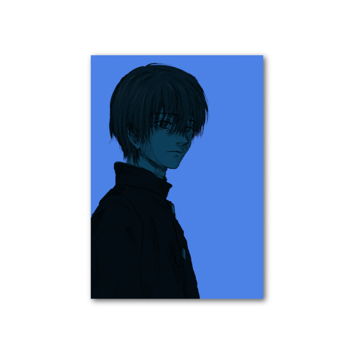 フォト風カード - 縦 - 片面