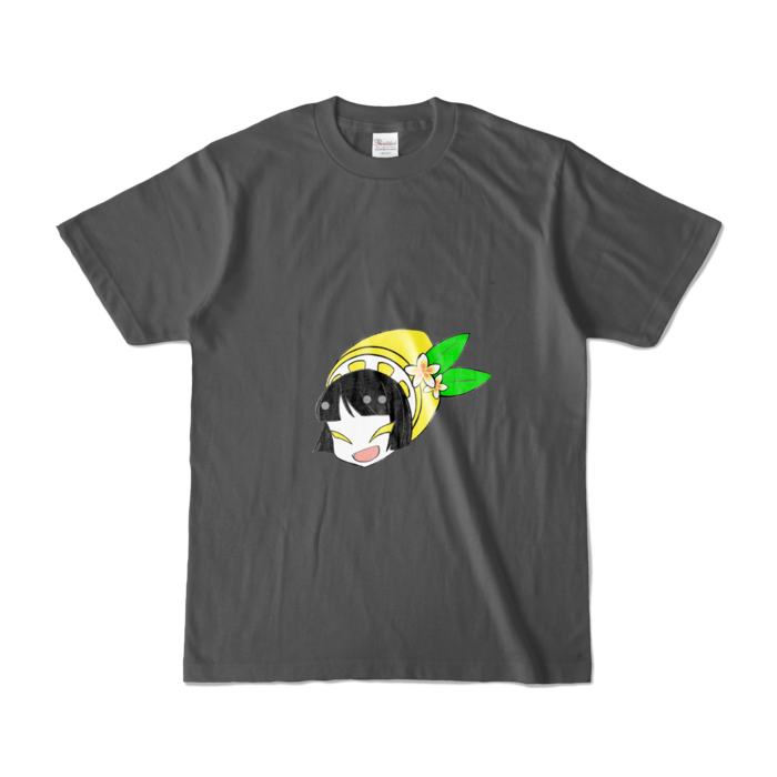 カラーTシャツ(濃色) - S - 両面 - チャコール