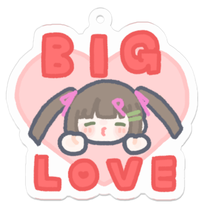 らぶ　50 x 50 (mm)