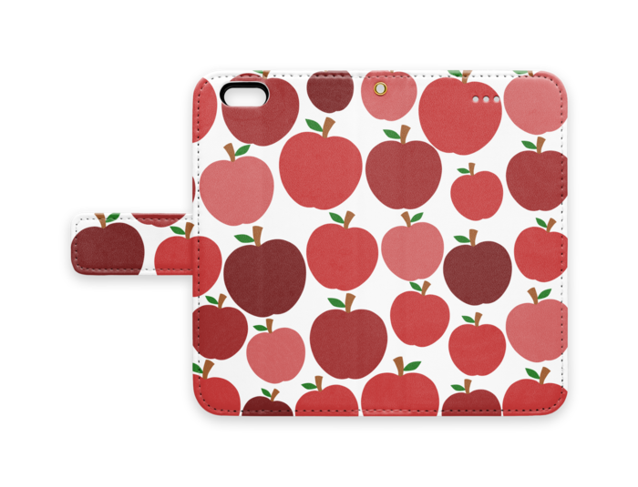 手帳型iPhoneケース - iPhone 6 / 6s - ストラップ穴 あり