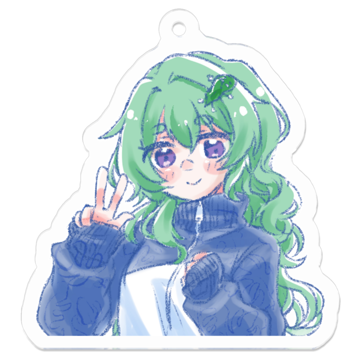 アクリルキーホルダー - 50 x 50 (mm)