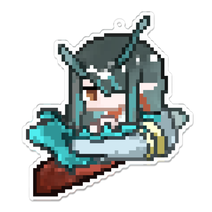 アクリルキーホルダー - 100 x 100 (mm)