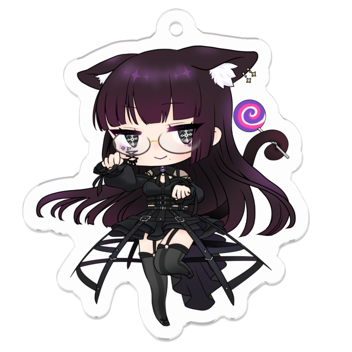 アクリルキーホルダー - 50 x 50 (mm)