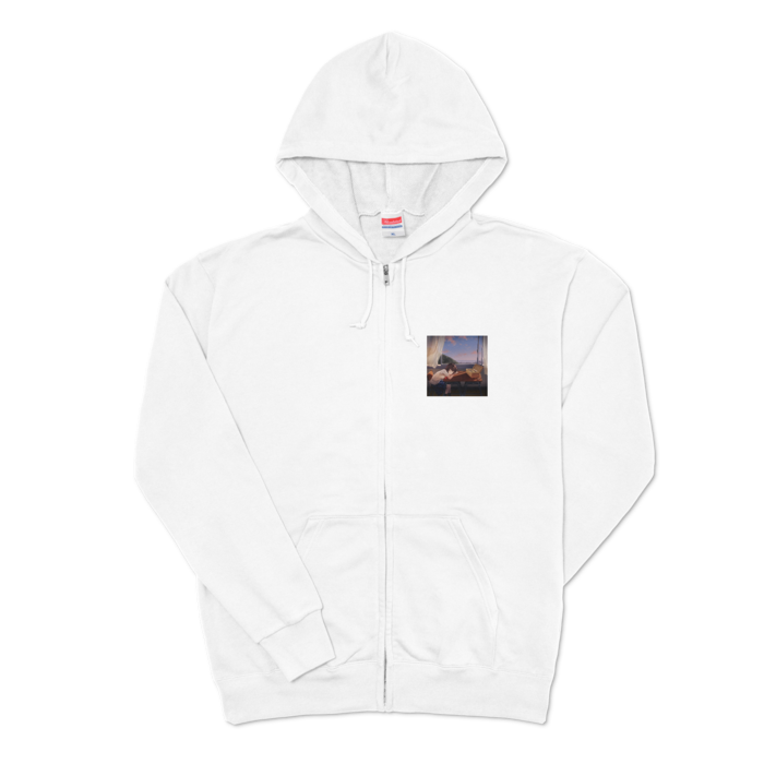 ジップパーカー - XL - ホワイト