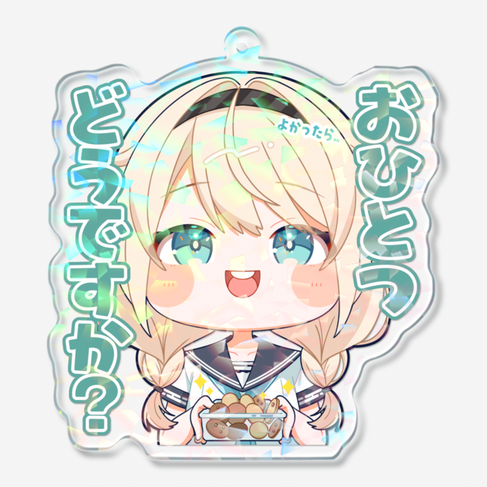 ホログラムアクリルキーホルダー - 70 × 70mm