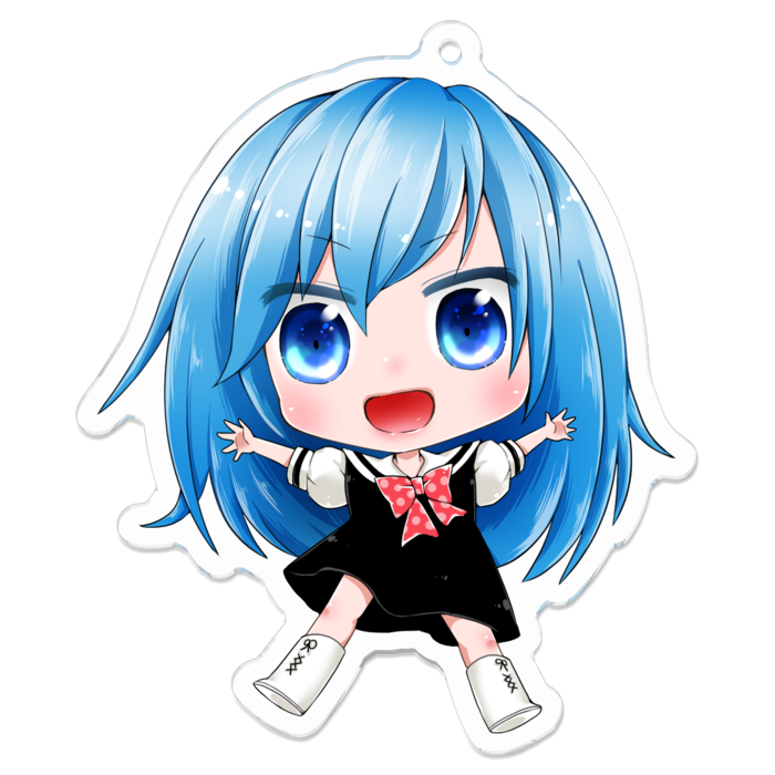 アクリルキーホルダー - 70 x 70 (mm)