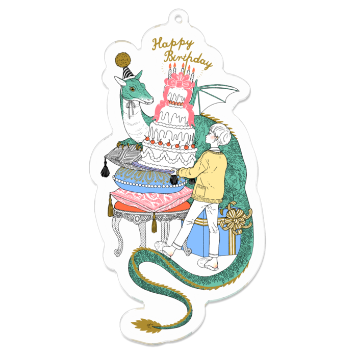アクリルキーホルダー - 100 x 100 (mm)