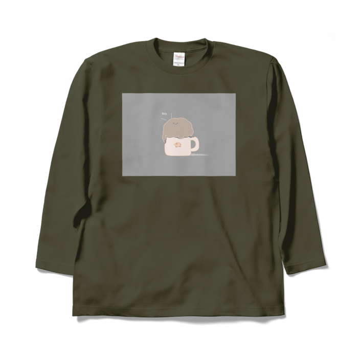 ロングスリーブTシャツ - XL - アーミーグリーン