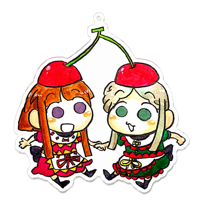 アクリルキーホルダー - 100 x 100 (mm)