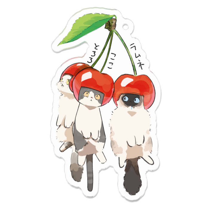 アクリルキーホルダー - 70 x 70 (mm)