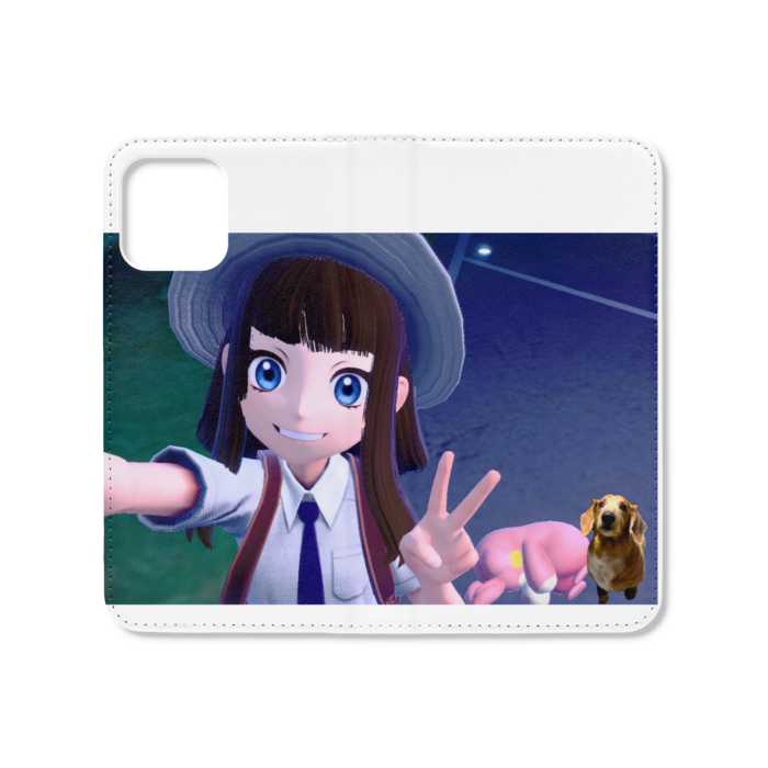 手帳型iPhoneケース(ベルトなし) - iPhone12 / 12 Pro - ストラップ穴 なし