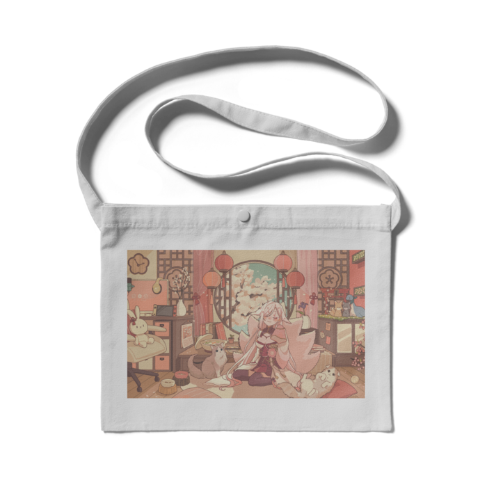 サコッシュ(ライトグレー)