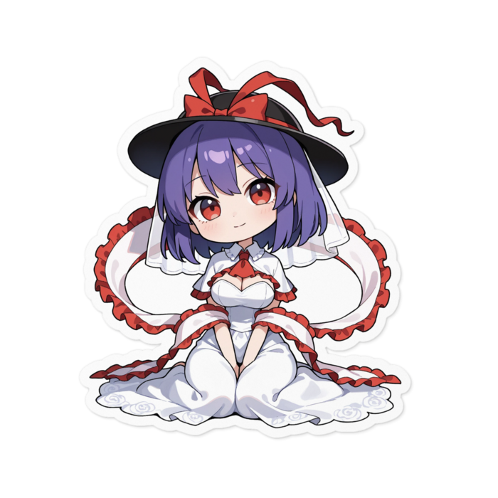 ステッカー - 100 x 100 (mm)(キャラのみ)