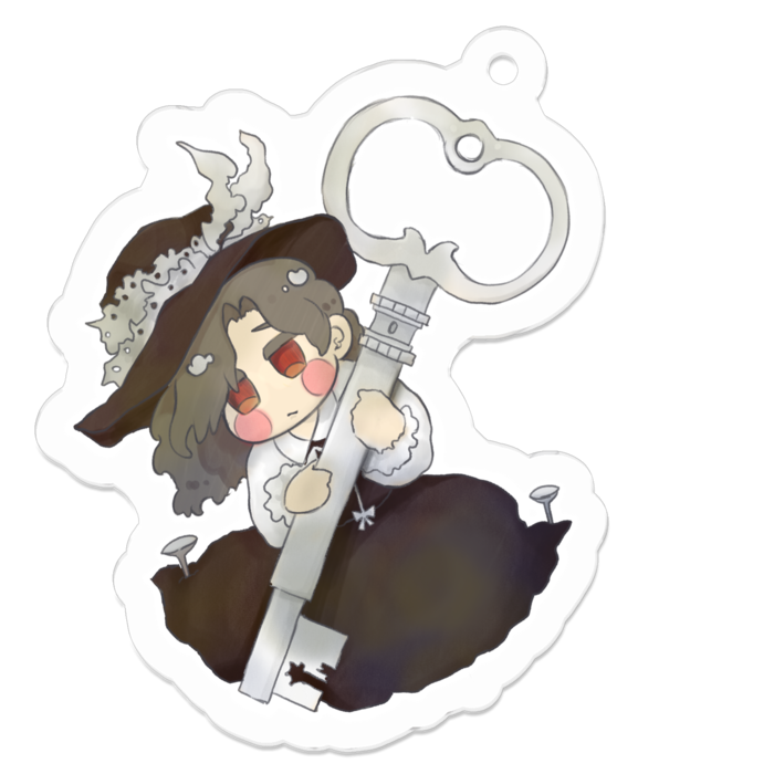 アクリルキーホルダー - 50 x 50 (mm)