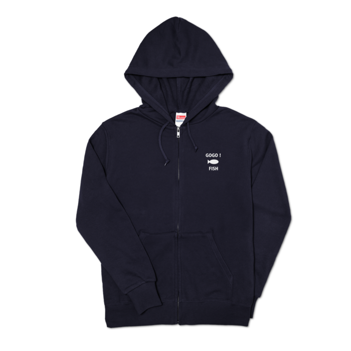 ジップパーカー - S - 左胸