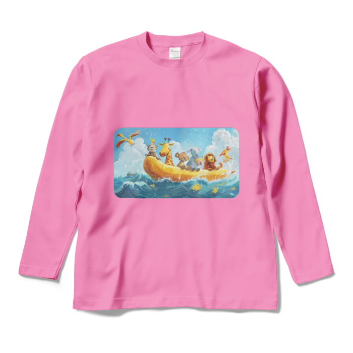 ロングスリーブTシャツ - M - ピンク