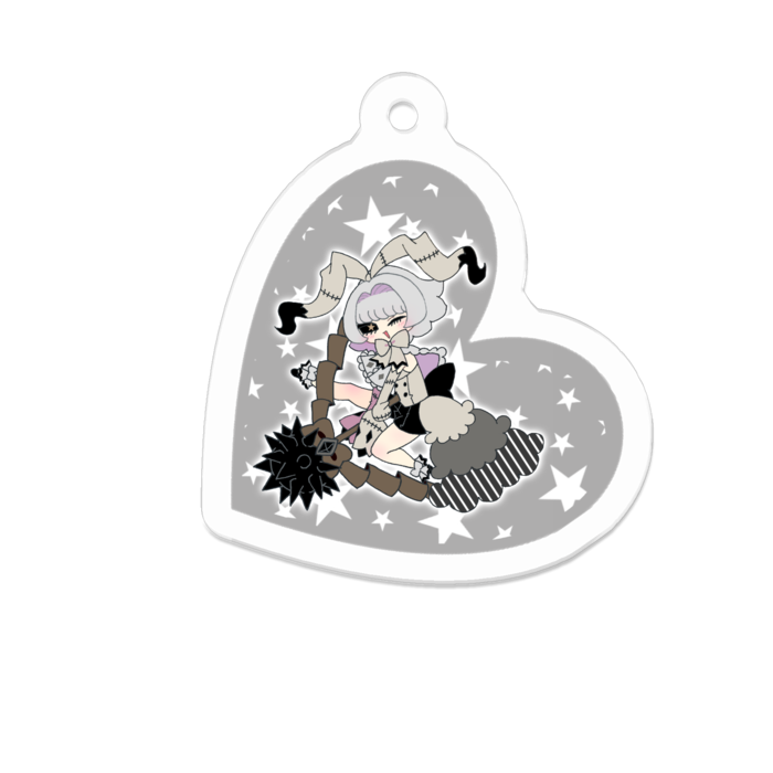 アクリルキーホルダー - 50 x 50 (mm)