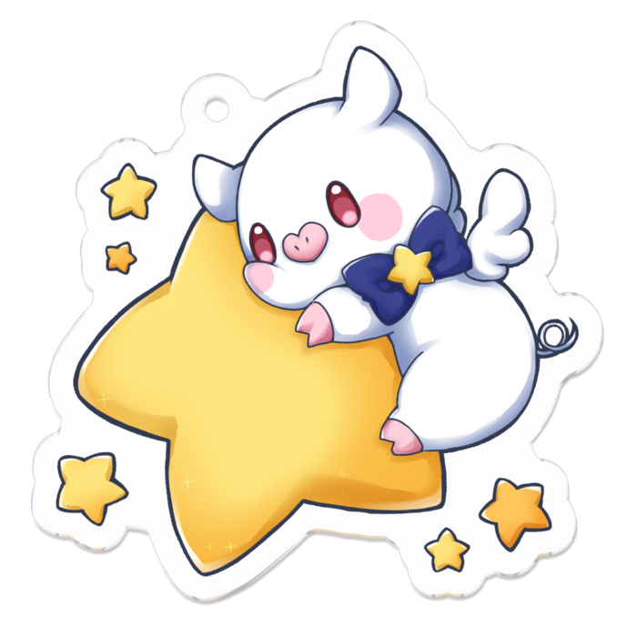 生ハム太郎星ぎゅーアクリルキーホルダー - らぶかす守銭奴