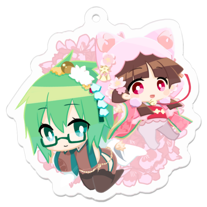 アクリルキーホルダー - 50 x 50 (mm)