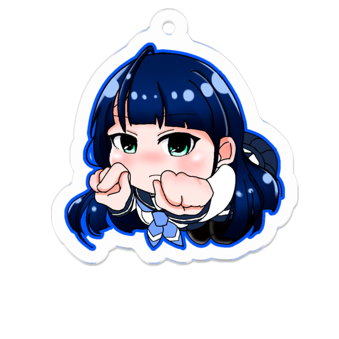 アクリルキーホルダー - 50 x 50 (mm)