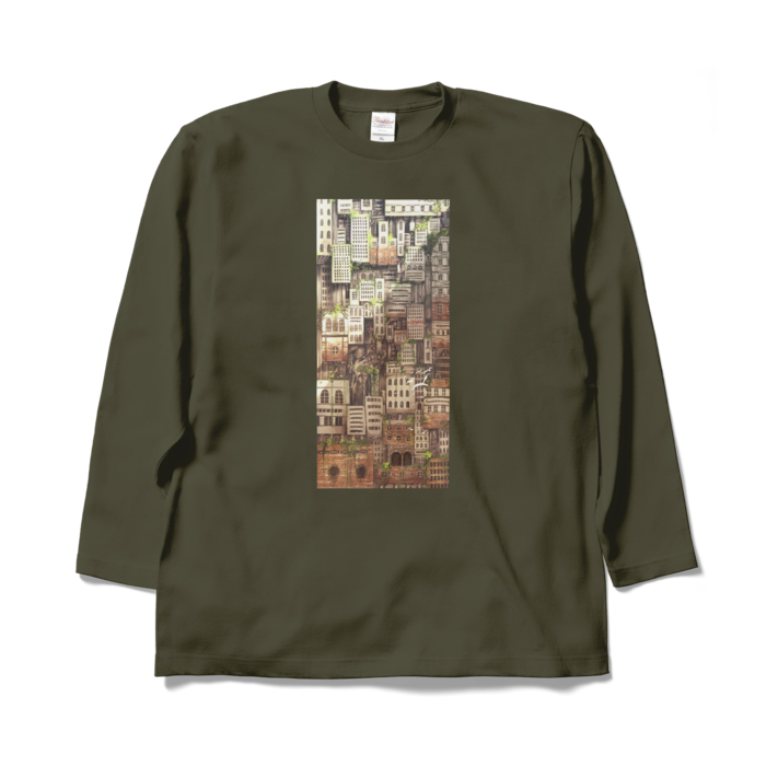 ロングスリーブTシャツ - XL - アーミーグリーン