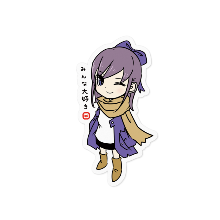 ステッカー - 100 x 100 (mm)