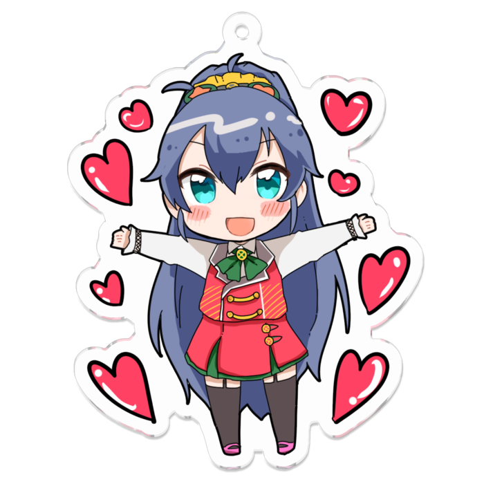アクリルキーホルダー - 70 x 70 (mm)