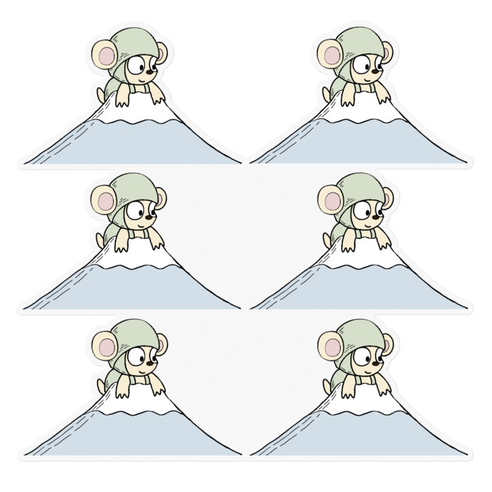 ステッカー - 160 x 160 (mm)