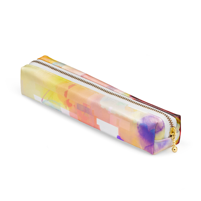 ペンケース - 20 x 4 x 4cm - ホワイト