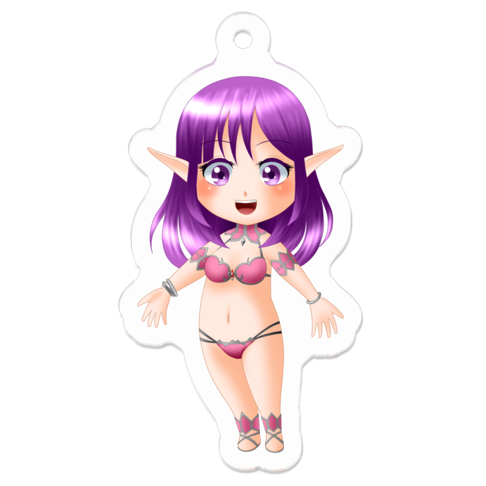 アクリルキーホルダー - 50 x 50 (mm)