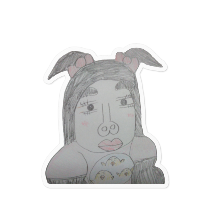 ステッカー - 100 x 100 (mm)