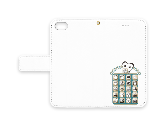 手帳型iPhoneケース - iPhone 8 / 7 - ストラップ穴 あり