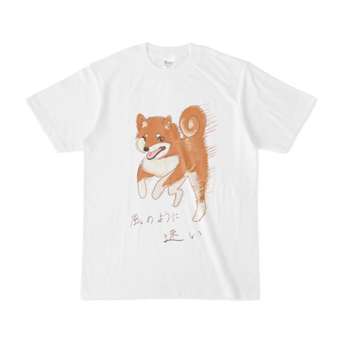 Tシャツ - S - 白 - 柴犬