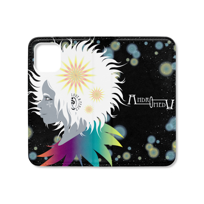 手帳型iPhoneケース（ベルトなし） - iPhone12 mini - ストラップ穴 なし