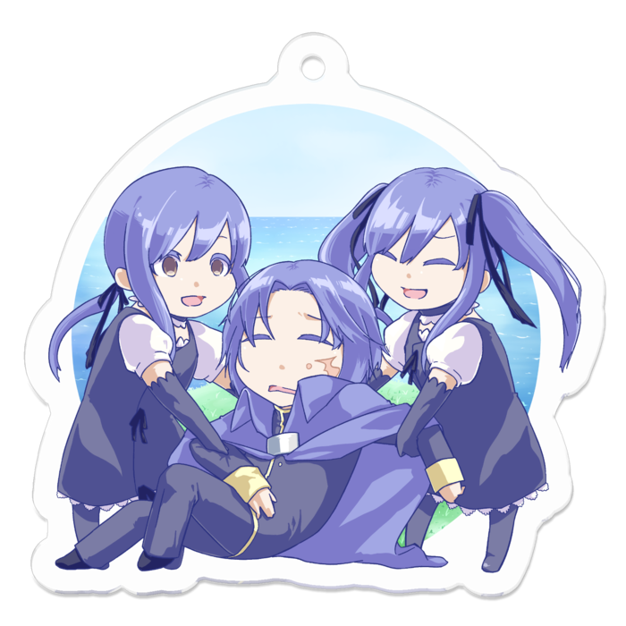 アクリルキーホルダー - 50 x 50 (mm)